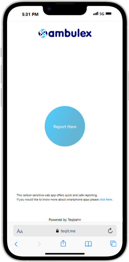Ambulex GBV Reporting Web App